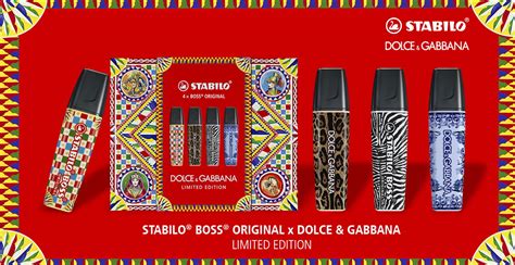 stabilo dolce gabbana|dolce gabbana x stabilo.